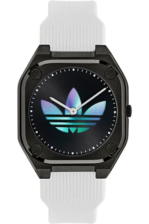 adidas Quarzuhr CITY TECH THIN AOFH250102I, Armbanduhr,Herrenuhr,Damenuhr,Silikonarmband,wasserabweisend bis 5 bar