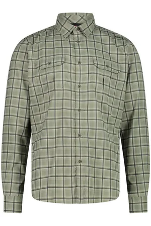 CMP Outdoorhemd MAN SHIRT SAGE-ANTRACITE - Verkäufer: Intersport Reill