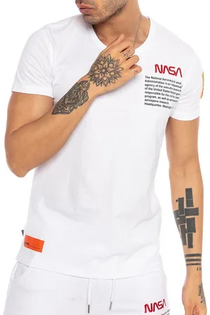 Redbridge T-Shirt mit Brustprint – Rundhals, Regular Fit, 100 % Baumwolle - Verkäufer: ChillDeal