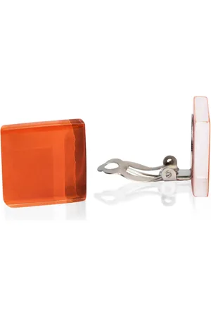 ALEXASCHA Paar Ohrclips Statement Clip Ohrringe aus Glas • 20mm - Verkäufer: