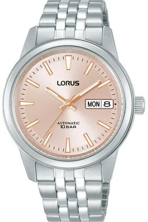 Lorus Automatikuhr RL403CX9, Armbanduhr, Damenuhr, Mechanische Uhr, Edelstahlarmband, analog, Tag