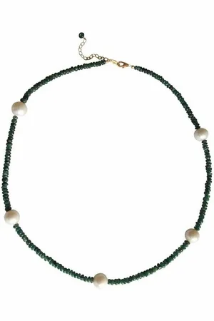 Gemshine Kette ohne Anhänger Smaragd Perle, Europäischer Schmuck: Qualität liebevoll hergestellt. - Verkäufer: GoJungo GmbH