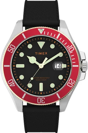 Timex Uhrenarmband Harborside Coast City Collection, GehÃ¤use : 100% Messing, Armband: 100% Silikon - Verkäufer: Group CS Europe GmbH