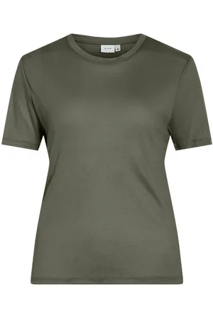 VILA T-Shirt T-Shirt Rundhals Enger Schnitt Kurzarm VIALEXIA O-NECK S/S T-SHIRT - NOOS - Verkäufer: ARIZONAS