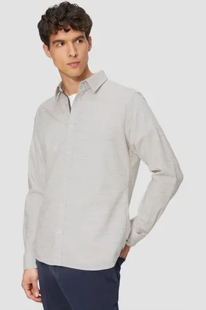 QS by s.Oliver Langarmhemd Slim Fit: Strukturiertes Hemd mit Kentkragen Waschung - Verkäufer: