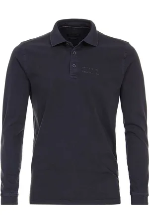 Casa Moda Langarm-Poloshirt Polo-Shirt Langarm uni