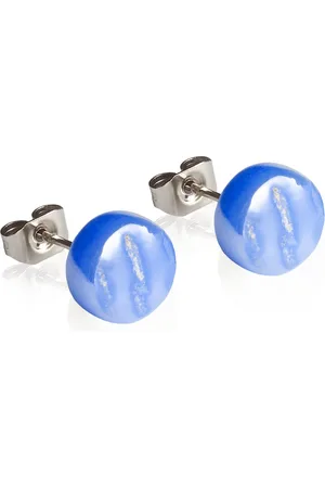 ALEXASCHA Paar Ohrstecker Glasohrstecker in Perlmuttoptik • 8mm - Verkäufer: