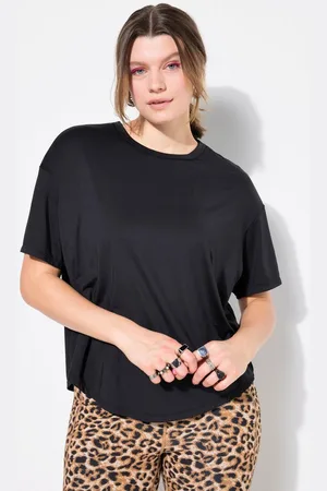 STUDIO UNTOLD T-Shirt Sportshirt oversized Wording Leo auf dem Rücken - Verkäufer: Popken Fashion Group