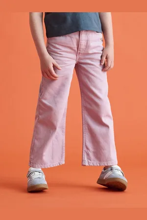 Vertbaudet Cargohose Weite Mädchen Hose mit Blumenstickerei Blumenstickerei - Verkäufer: