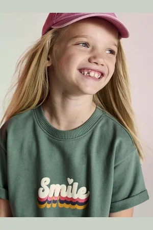 Vertbaudet Minikleid Leichtes Mädchen Sweatkleid mit Aufdruck - Verkäufer: