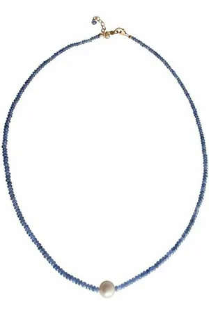 Gemshine Kette ohne Anhänger Saphir Perle, Europäischer Schmuck: Qualität liebevoll hergestellt. - Verkäufer: GoJungo GmbH