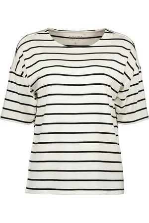 Blue Seven T-Shirt Damen Kurzarm-Shirt mit Streifen und überschnittenen Schultern - Verkäufer: tomBrook GmbH