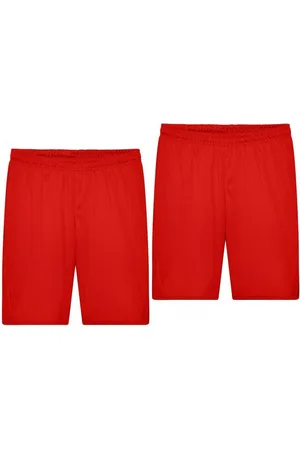 James & Nicholson Funktionsshorts Doppelpack Funktionelle Herren Teamshorts mit Innenslip JN381 (Doppelpack, 2er-Pack) Atmungsaktiv, feuchtigkeitsregulierend und schnell trocknend - Verkäufer: Silberpfeil