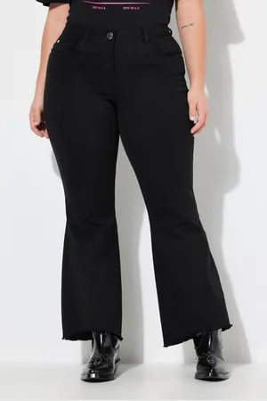 Angel of Style 5-Pocket-Jeans Jeans ausgestellt gerundeter Fransensaum - Verkäufer: Popken Fashion Group