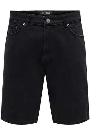 Only & Sons Shorts ONSFADE BLACK 9087 AZG DNM SHORTS