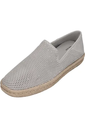 TOMS SANTIAGO Espadrille Light Gray Diamond Perforated Suede - Verkäufer: Shoedeal Jana Sievers e.K.