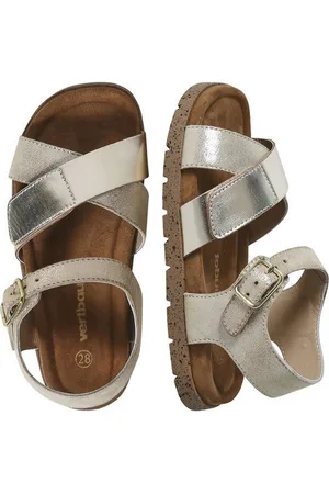 Vertbaudet Offene Kinder Ledersandalen mit Klettriemchen Sandale - Verkäufer: