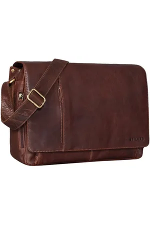 STILORD Laptoptasche "Elias" Echtleder Herren Umhängetasche 15,6 Zoll Businesstasche Leder - Verkäufer: Leder