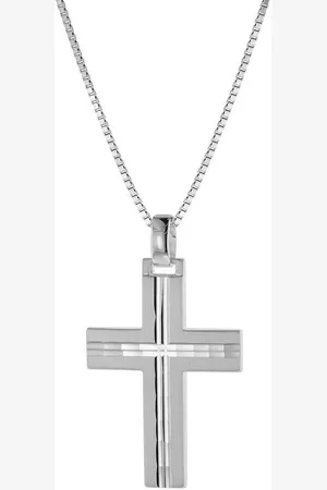 trendor Kette mit Anhänger Kreuz mit für Männer 925 Silber 60 cm - Verkäufer: uhrcenter