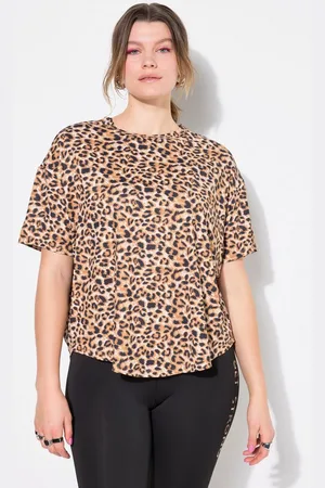 STUDIO UNTOLD T-Shirt Sportshirt oversized Leo Wording auf dem Rücken - Verkäufer: Popken Fashion Group