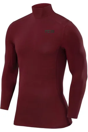 TCA Funktionsshirt Jungen Kompressions Thermoshirt, Langarm, Cabernet, 152 - Verkäufer: SellerX Commerce