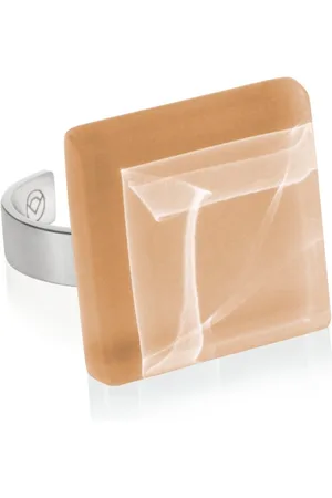 ALEXASCHA Fingerring Statement Ring mit Stein 20mm • größenverstellbar - Verkäufer: