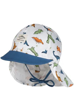 maximo Schirmmütze MINI BOY-Schildmütze, "dino" Nackenschutz, Bindeband, UV 15 - Verkäufer: Strickmoden Bruno Barthel - & CAPO