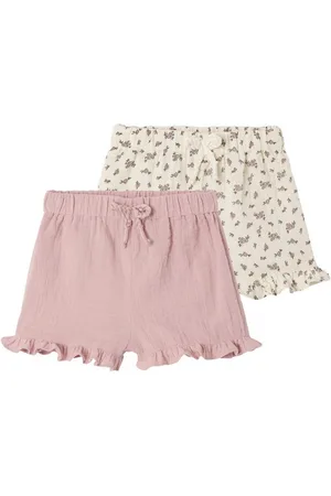Vertbaudet Bermudas 2er-Pack Baby Shorts für Neugeborene, Musselin 2er-Pack - Verkäufer: