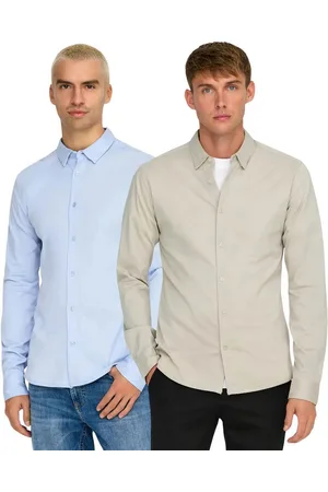 Only & Sons Langarmhemd Slim-Fit Basic Hemd im Doppelpack - Verkäufer: mailopoint