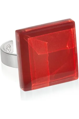 ALEXASCHA Fingerring Statement Ring mit Stein 20mm • größenverstellbar - Verkäufer:
