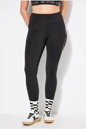 STUDIO UNTOLD Funktionshose Sport-Tights knöchellang Leo-Statement - Verkäufer: Popken Fashion Group