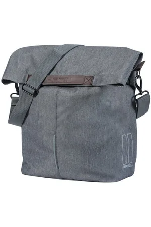 BASIL Fahrradkorb Shoppertasche City grey/melee, 14-16 ltr Hook On-System - Verkäufer: yovivo lifestyle shopping