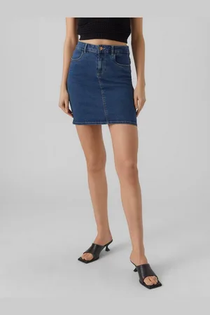 VERO MODA Sommerrock Denim hohe Taille VMLUNA HR DENIM SKIRT MIX GA - Verkäufer: ARIZONAS