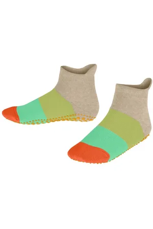 Falke Haussocken Colour Block (1-Paar) mit rutschhemmendem Noppendruck - Verkäufer: