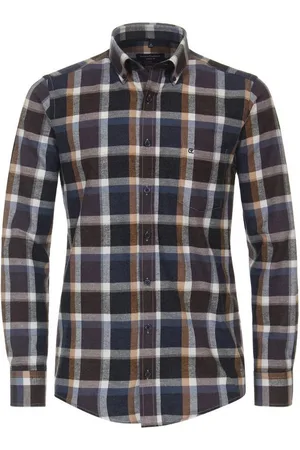 Casa Moda Flanellhemd Flanellhemd kariert