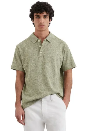Marc O’ Polo Poloshirt aus garngefärbtem Mouliné-Garn