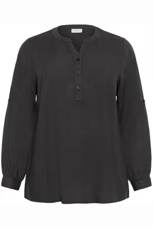 Kaffe Langarmbluse Langarm-Bluse KCmille Große Größen - Verkäufer: DK Company