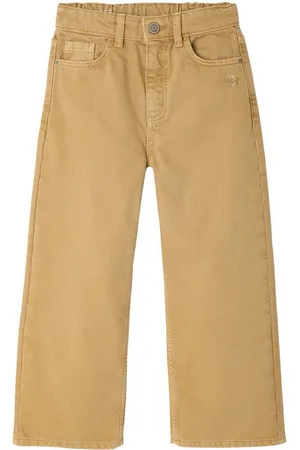 Vertbaudet Cargohose Weite Mädchen Hose mit Blumenstickerei Blumenstickerei - Verkäufer: