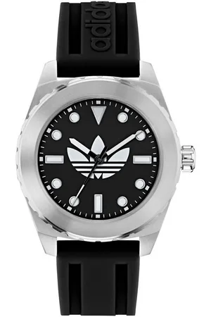 adidas Quarzuhr DISCOVERER ONE AOSY250212I, Armbanduhr, Herren, Damen, Silikonarmband, wasserabweisend bis 5 bar