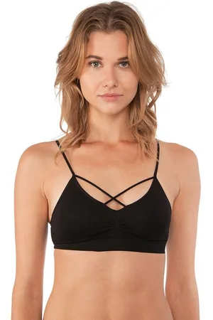 Fabio Farini Sport-BH Sport-BH - Damen nahtlose Sport-Bustier aus atmungsaktiven Material (Packung, 1-tlg) bügellos, mit Spaghettiträgern - Verkäufer: