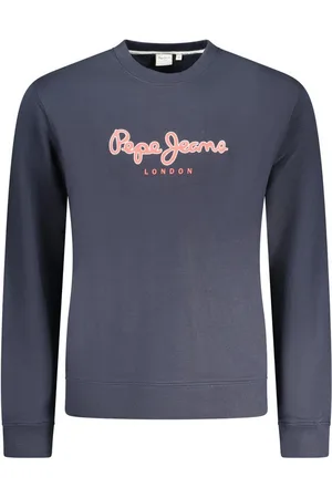 Pepe Jeans Sweatshirt Blaues Herren Langarm-Sweatshirt mit Rundhals und - Verkäufer: Redeve