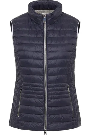 Barbara Lebek Steppweste moderne Steppweste oder Gilet für Damen in Dunkelblau - Verkäufer:
