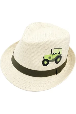 maximo Strohhut KIDS BOY-Trilby Traktor (1-St) - Verkäufer: Strickmoden Bruno Barthel - & CAPO
