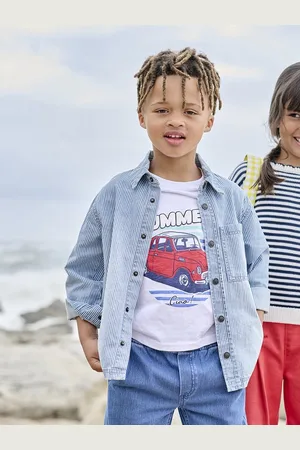 Vertbaudet Kurzarmshirt Kinder T-Shirt mit Reliefprint - Verkäufer: