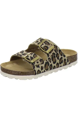 Afs 110098 Zweischnaller Pantolette für Mädchen mit Fußbett, bequeme Sandalen aus Leder - Verkäufer: