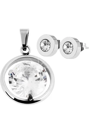Akzent Schmuckset Elesse Edelstahl Schmuckset aus Anhänger und Ohrstecker, (Einzeln, inkl. Schmuckbox), Damen Schmuckset - Verkäufer: Shaghafi GmbH