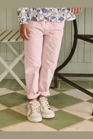 Vertbaudet Cargohose Mädchen Paperbag-Hose mit Herztaschen - Verkäufer: