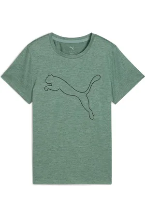 PUMA Trainingsshirt W TAD ESSENTIAL HEATHER LOGO TEE