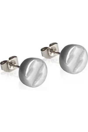 ALEXASCHA Paar Ohrstecker Glasohrstecker in Perlmuttoptik • 8mm - Verkäufer: