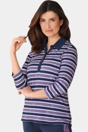 GOLDNER Poloshirt Kurzgröße: Bildschönes Druck-Poloshirt - Verkäufer: